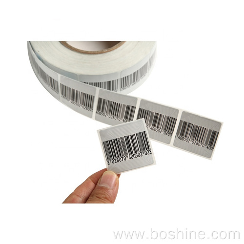 eas anti-theft supermarket security barcode rf soft label